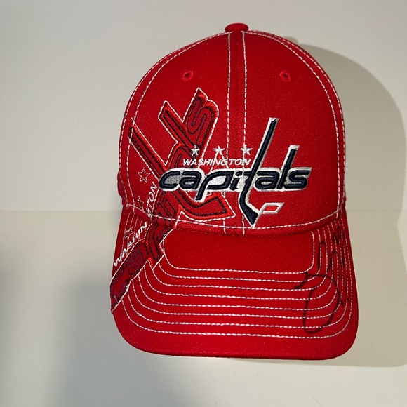 Men’s Washington Capitals Reebok Hat S/M Signed Troy Brouwer Autograph - Picture 4 of 12